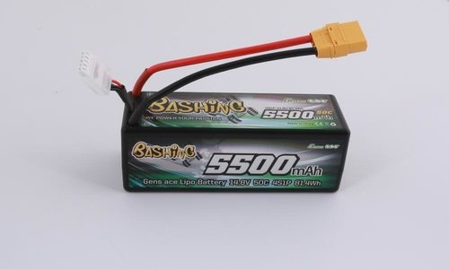 GENSACE BASHING 50C-14.8V-4S1P RC赛车电池（正面三孔出线）