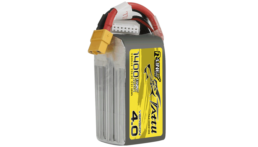 1400mAh fpv穿越机电池 22.2V 130C 6S1P