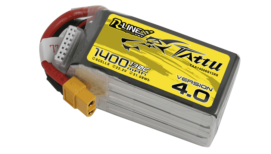 1400mAh fpv穿越机电池 22.2V 130C 6S1P