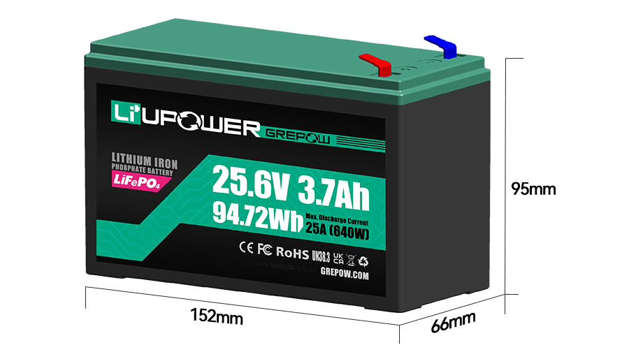 24V 3.7Ah 35C放电倍率Li+UPower系列UPS电源？榛绯