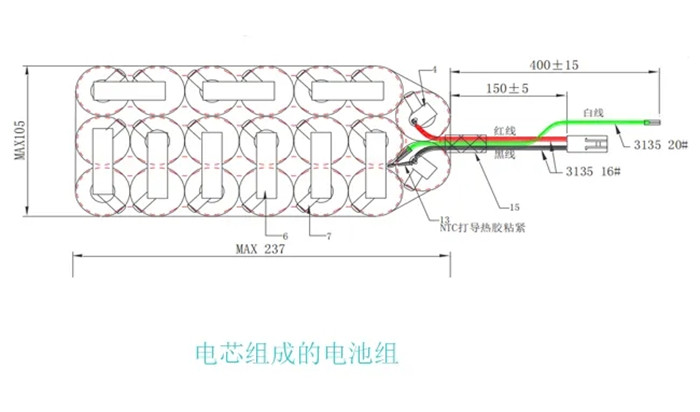 矿用防爆镍氢电池组结构图