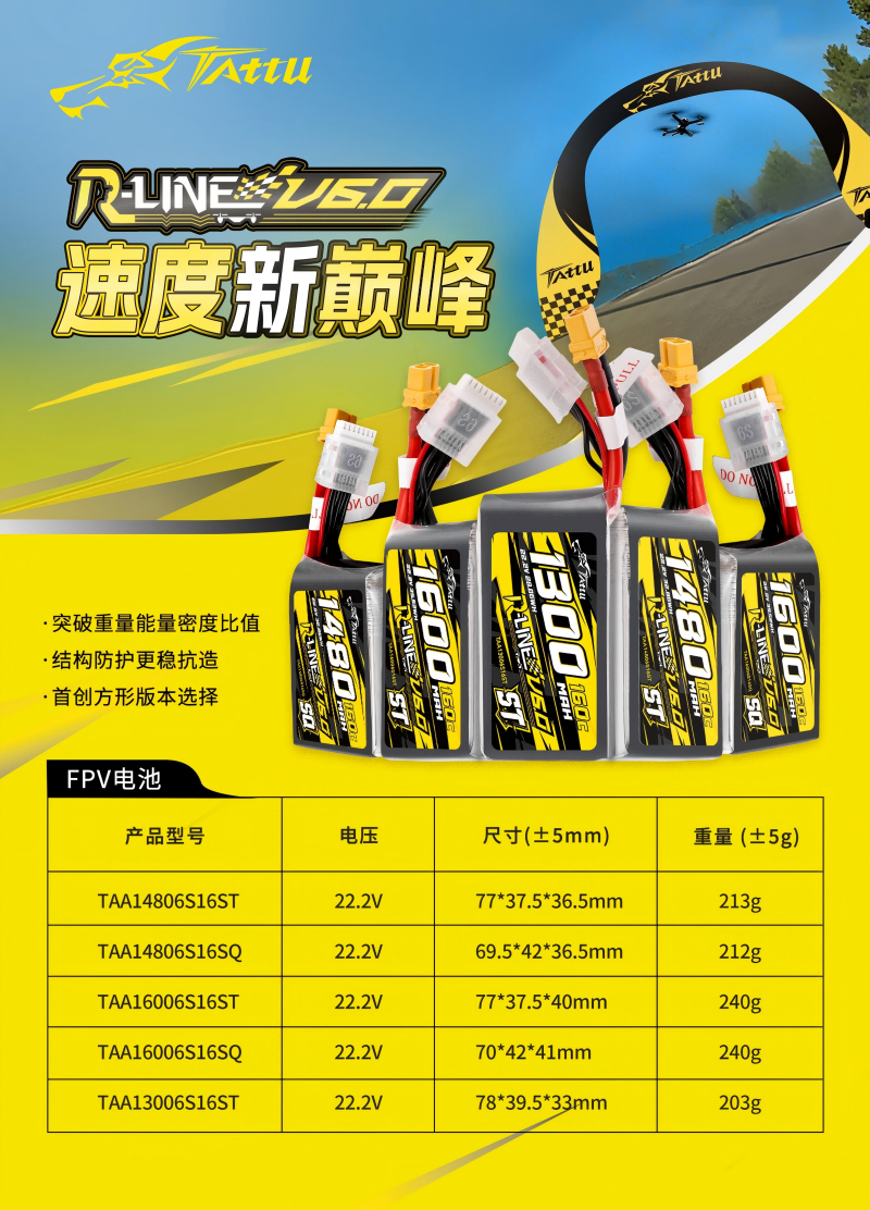 Tattu R-Line V6型号表